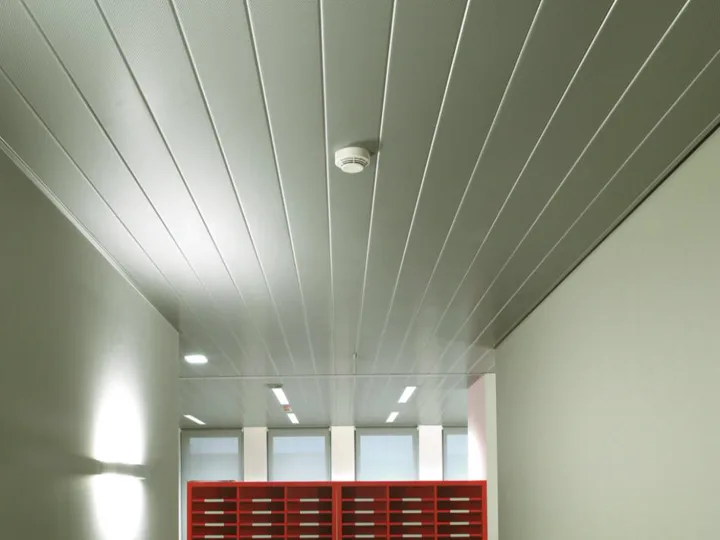 Commercial metal panel ceiling