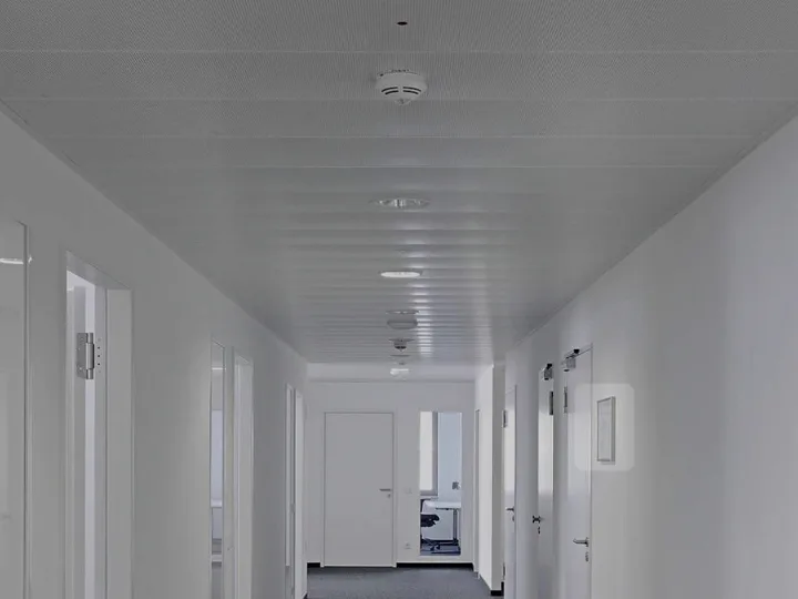 Finished commercial corridor panels